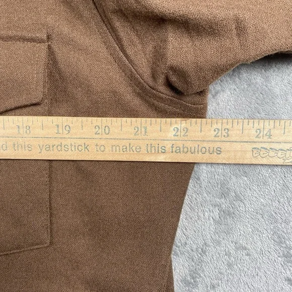 Vintage Pendleton Shirt Mens Sz L Brown High Grade Western Wear Wool Pearl Snap - Picture 9 of 12